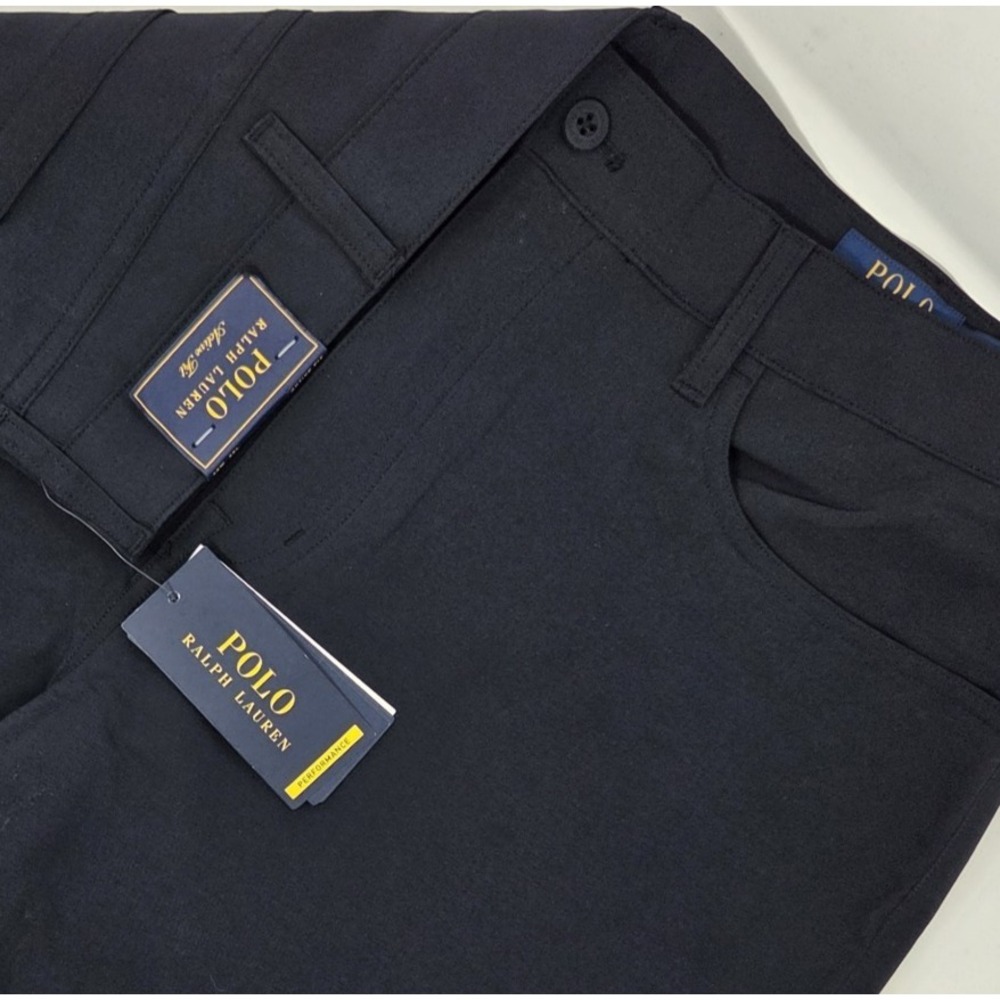 NEW Polo Ralph Lauren Pants Men's 38x30 Navy Blue Active-Fit‎ Performance NWT